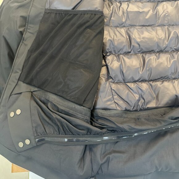 Men's Arc'teryx Macai Down Logo Waterproof Warm Hooded Ski Puffer Jacket Size XL - Picture 5 of 8